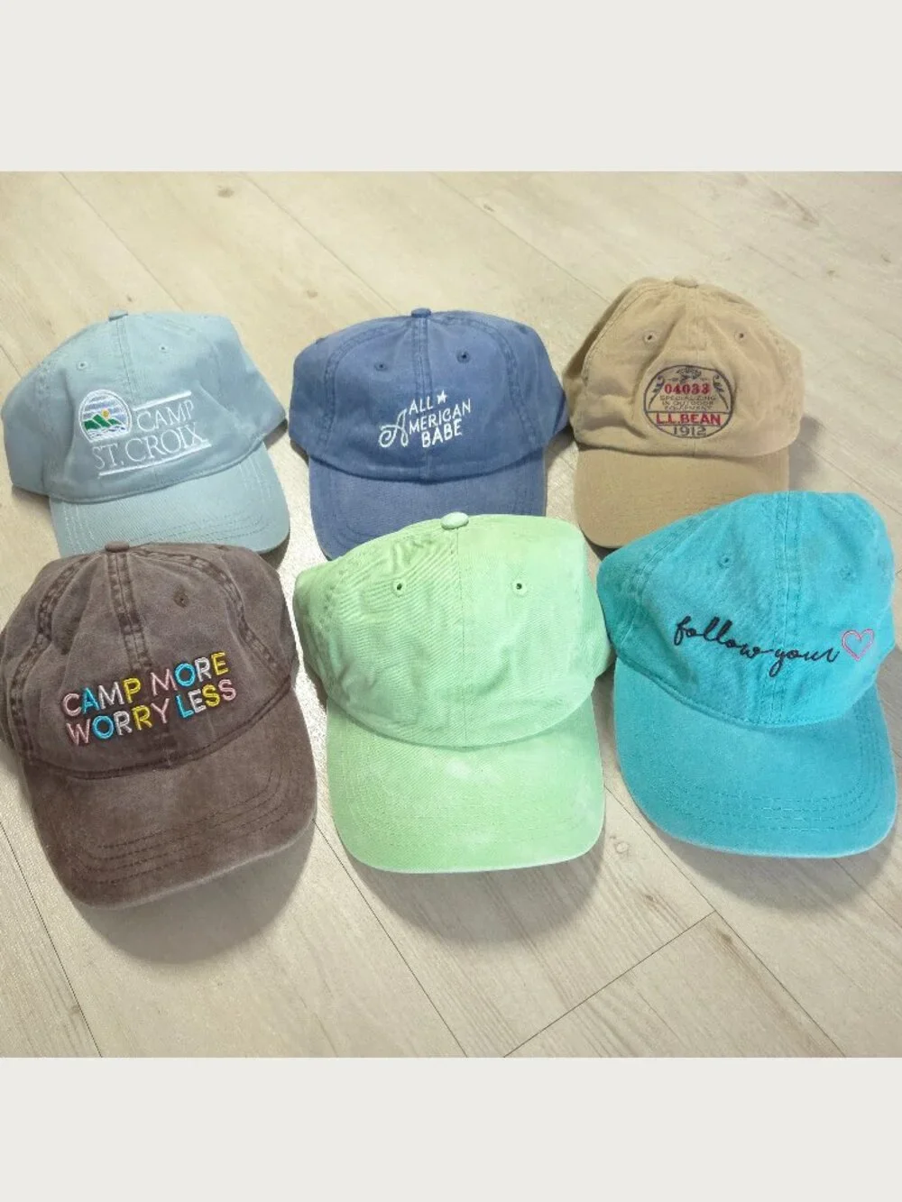 Camping Summer Outdoors Hat Bundle - 6 Included